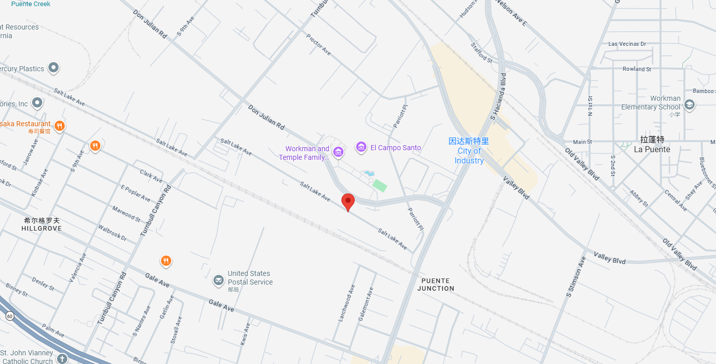 City of Industry map